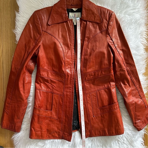 70s Vintage Wilson’s House of Suede & Leather Ladies Jacket✨Unique Sample Piece - Picture 11 of 13